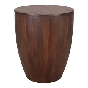 NPD Furniture Sloane Wood Accent Table in Walnut