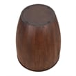 NPD Furniture Sloane Wood Accent Table in Walnut