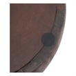 NPD Furniture Sloane Wood Accent Table in Walnut