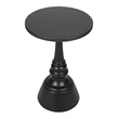 NPD Furniture Lumi Wood Accent Table in Black