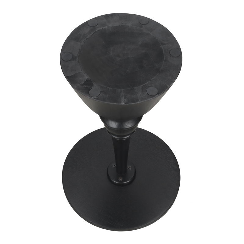 NPD Furniture Lumi Wood Accent Table in Black