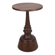 NPD Furniture Lumi Wood Accent Table in Walnut