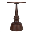 NPD Furniture Lumi Wood Accent Table in Walnut