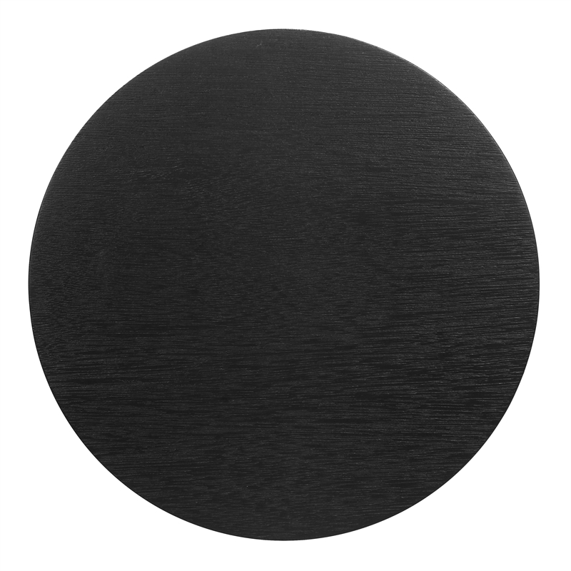 NPD Furniture Reo Wood Accent Table in Black