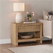 NPD Furniture Zerano Wood Accent Table in Brushed Smoke