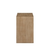 NPD Furniture Zerano Wood Accent Table in Brushed Smoke