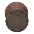 NPD Furniture Reo Wood Accent Table in Walnut