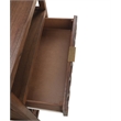 NPD Furniture Terrena 2in Wood Drawer Accent Table in Walnut