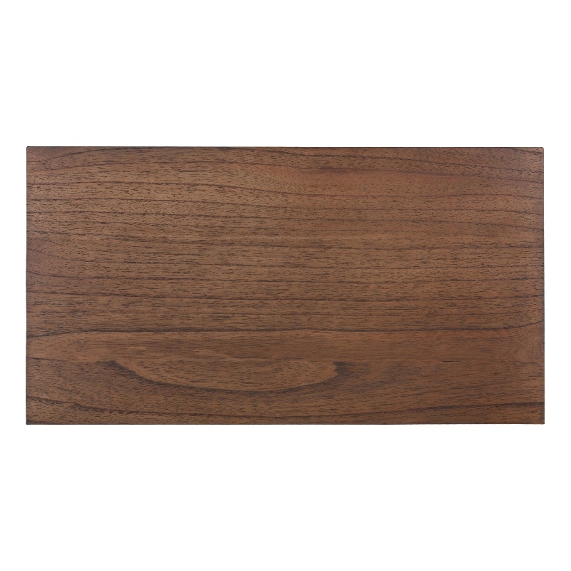 NPD Furniture Terrena 2in Wood Drawer Accent Table in Walnut