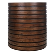 NPD Furniture Corvin Wood Accent Table in Walnut
