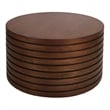 NPD Furniture Corvin Wood Coffee Table in Walnut