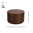 NPD Furniture Corvin Wood Coffee Table in Walnut