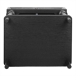 NPD Furniture Romilda 1in Wood Drawer Accent Table in Black