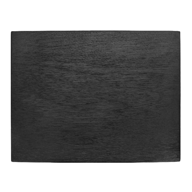 NPD Furniture Romilda 1in Wood Drawer Accent Table in Black