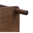 NPD Furniture Romilda 1in Wood Drawer Accent Table in Walnut