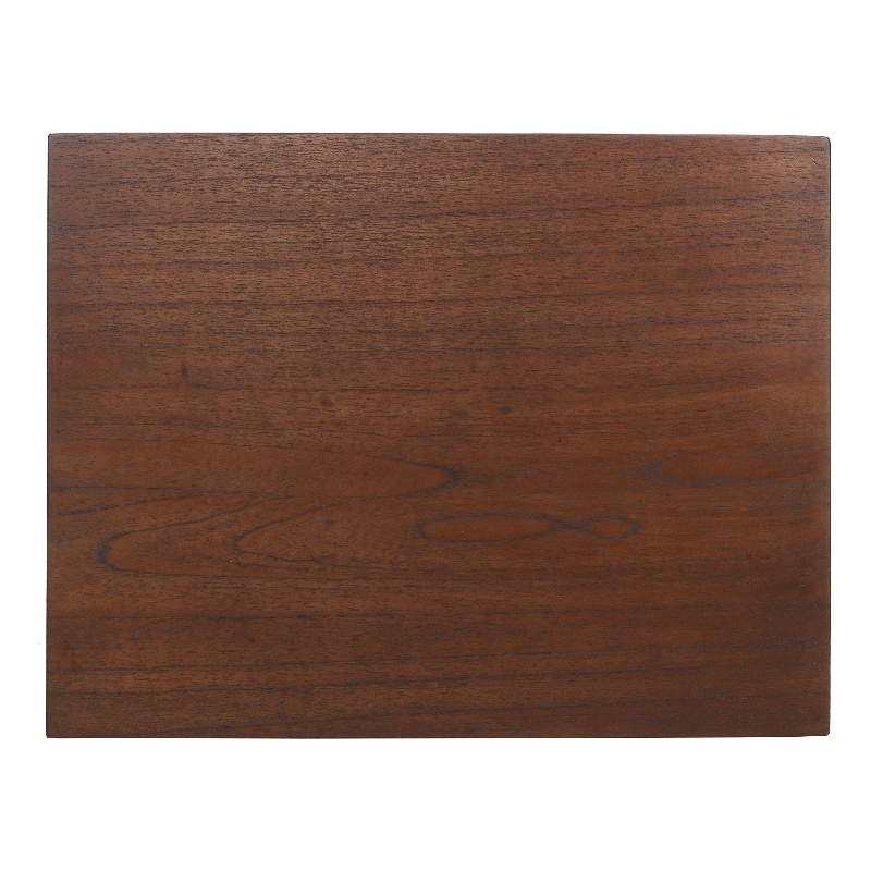 NPD Furniture Romilda 1in Wood Drawer Accent Table in Walnut