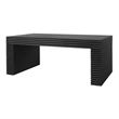 NPD Furniture Riker Wood Coffee Table in Black