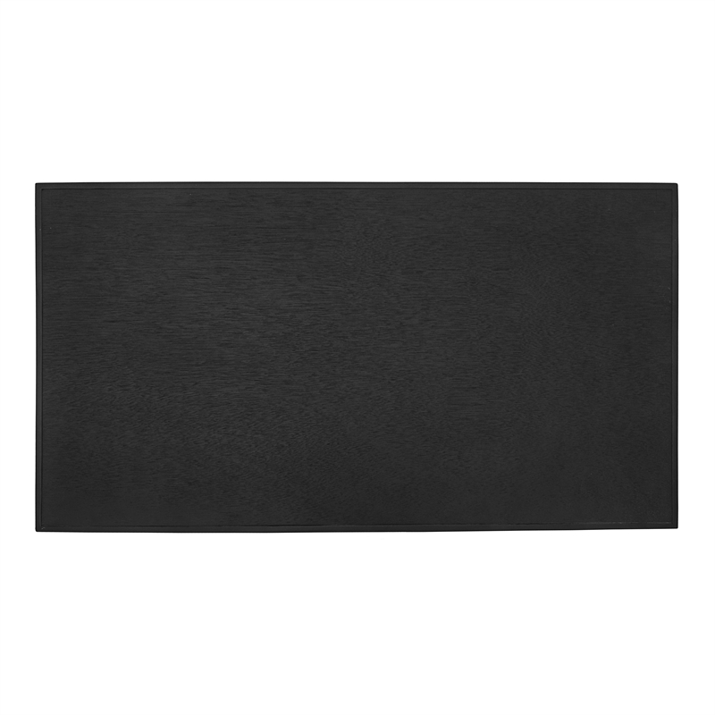 NPD Furniture Riker Wood Coffee Table in Black