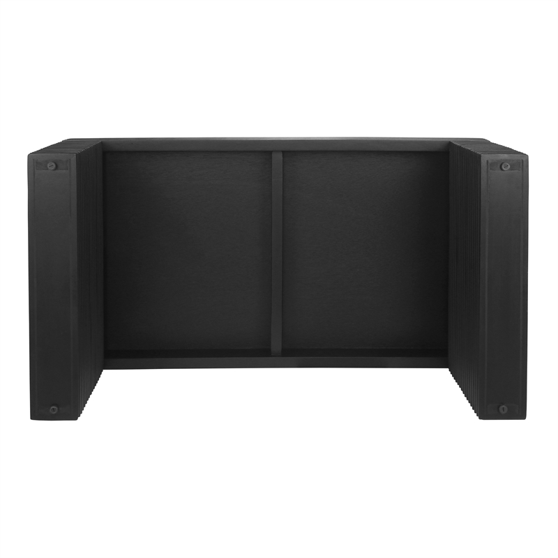 NPD Furniture Riker Wood Coffee Table in Black