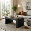 NPD Furniture Riker Wood Coffee Table in Black