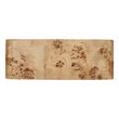 NPD Furniture Veyra Burl 2in Wood Drawer Console Table in Natural Burl