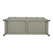 NPD Furniture Wexford 3in Wood Drawer Console Table in Sage Green