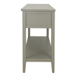 NPD Furniture Wexford 3in Wood Drawer Console Table in Sage Green