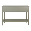 NPD Furniture Wexford 3in Wood Drawer Console Table in Sage Green