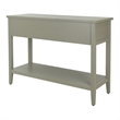 NPD Furniture Wexford 3in Wood Drawer Console Table in Sage Green