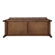 NPD Furniture Wexford 3in Wood Drawer Console Table in Walnut