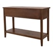 NPD Furniture Wexford 3in Wood Drawer Console Table in Walnut