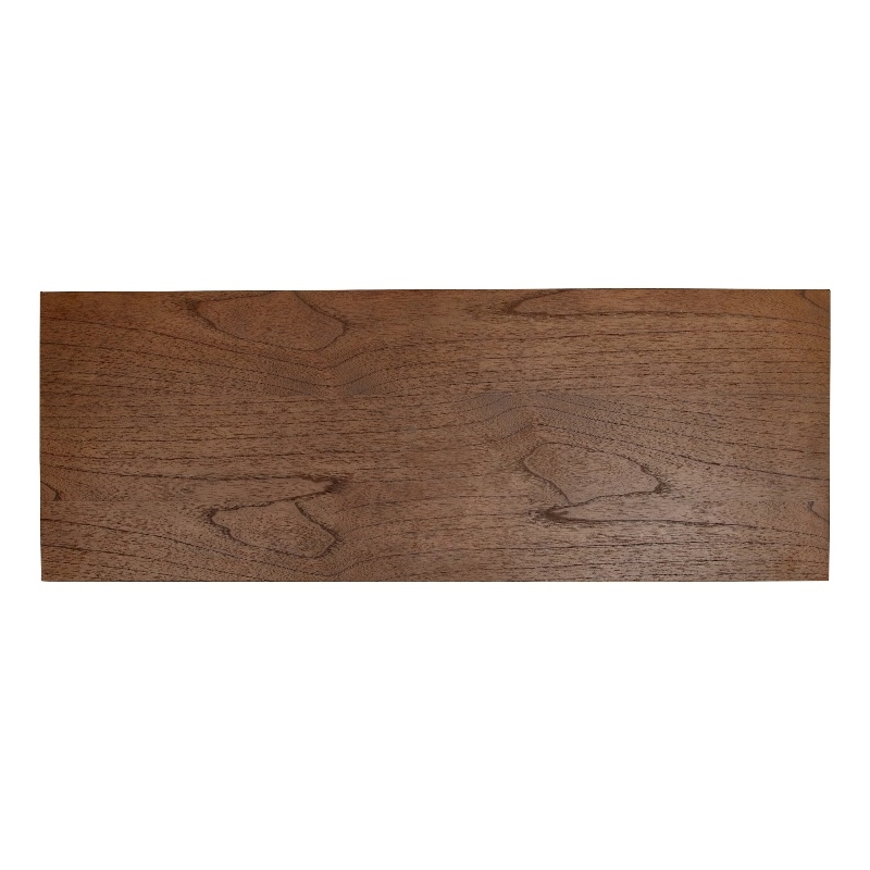 NPD Furniture Wexford 3in Wood Drawer Console Table in Walnut
