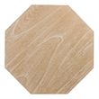 NPD Furniture Muska Wood Accent Table in Brushed Sand