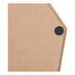 NPD Furniture Muska Wood Accent Table in Brushed Sand