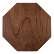 NPD Furniture Muska Wood Accent Table in Walnut