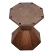 NPD Furniture Muska Wood Accent Table in Walnut