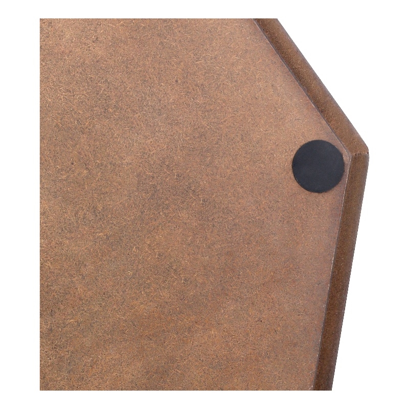 NPD Furniture Muska Wood Accent Table in Walnut