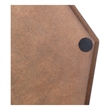 NPD Furniture Muska Wood Accent Table in Walnut