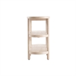 NPD Furniture Lester Wood Console Table in Weathered Sand