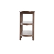 NPD Furniture Lester Wood Console Table in Walnut
