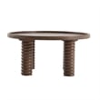 NPD Furniture Crellin Wood Coffee Table in Walnut