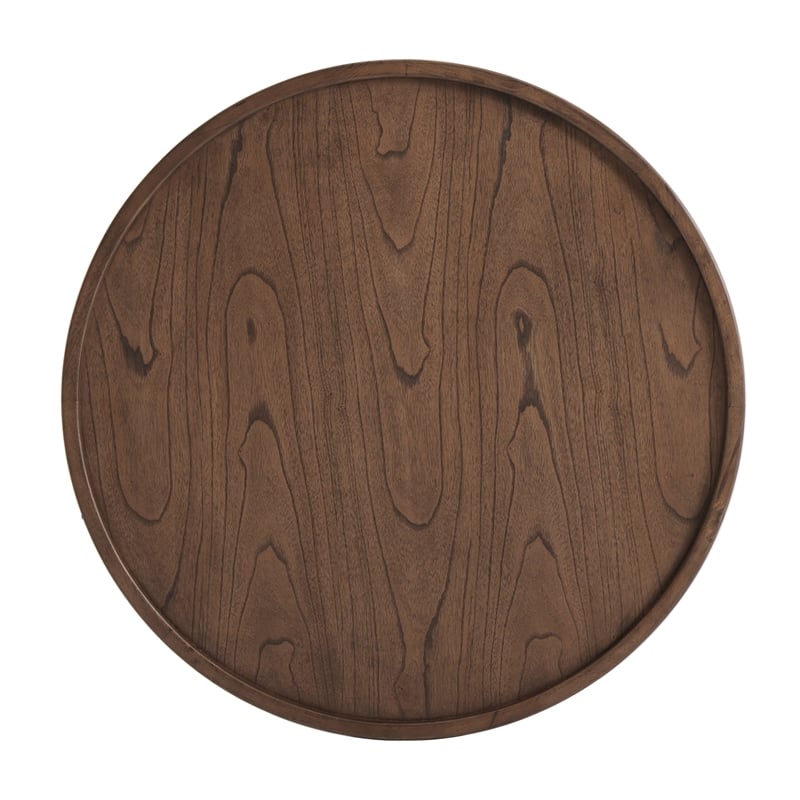 NPD Furniture Crellin Wood Coffee Table in Walnut