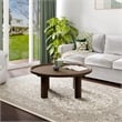 NPD Furniture Crellin Wood Coffee Table in Walnut