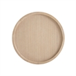 NPD Furniture Crellin Wood Accent Table in Weathered Sand
