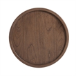 NPD Furniture Crellin Wood Accent Table in Walnut