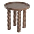 NPD Furniture Crellin Wood Accent Table in Walnut