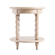 NPD Furniture Ensley Wood Accent Table in Weathered Sand