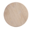 NPD Furniture Ensley Wood Accent Table in Weathered Sand