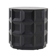 NPD Furniture Finnan Wood Accent Table in Black