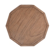 NPD Furniture Finnan Wood Accent Table in Walnut